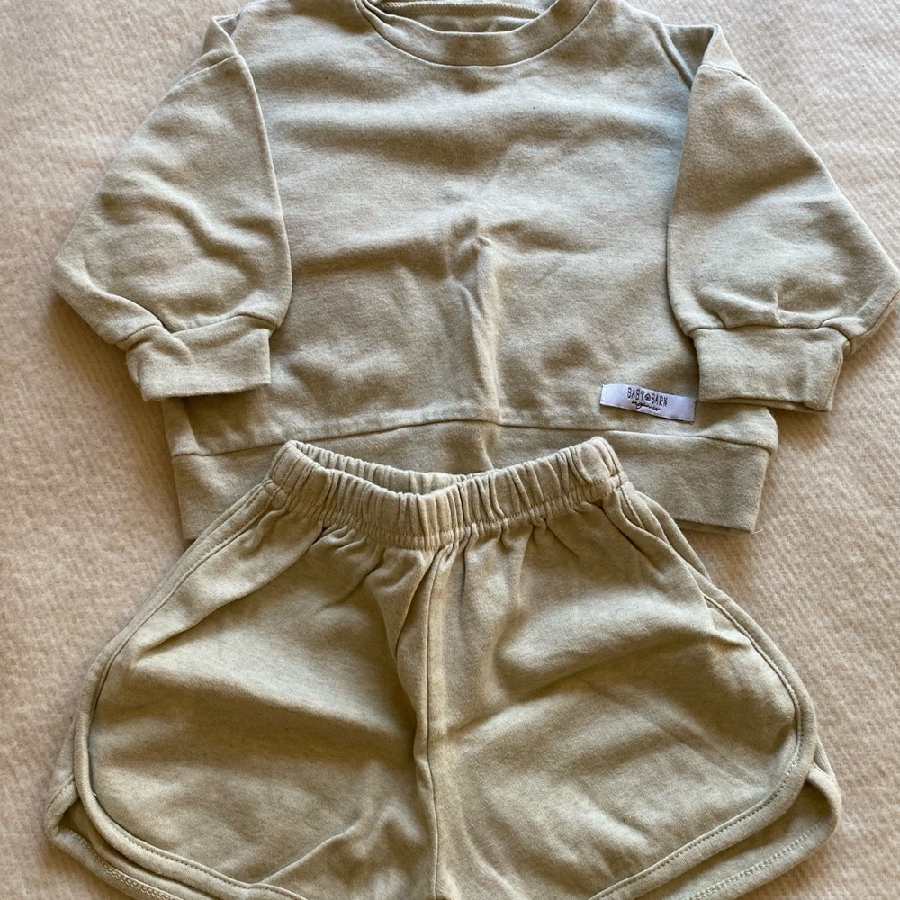 Cozy Kids Tan Matching Set